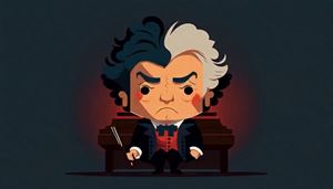 Beethoven's first __ was at age 6, organized by his father