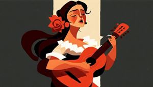 It's widely believed that flamenco actually originates from this Asia country