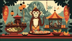 Thailand - Monkey Buffet
